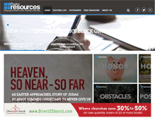 Tablet Screenshot of pastorresources.com